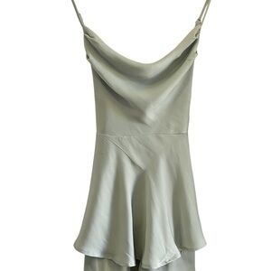 Altar'd State Sage Green Dress